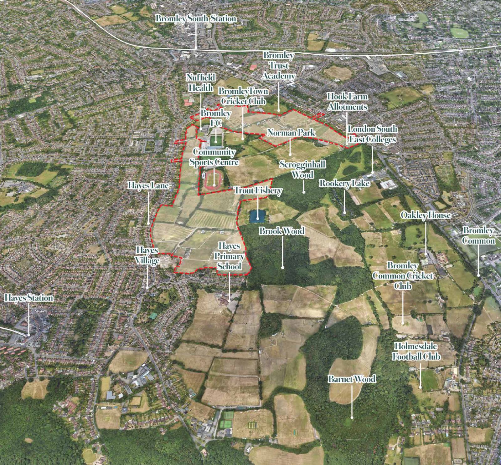 Ravensbourne Place Satellite View