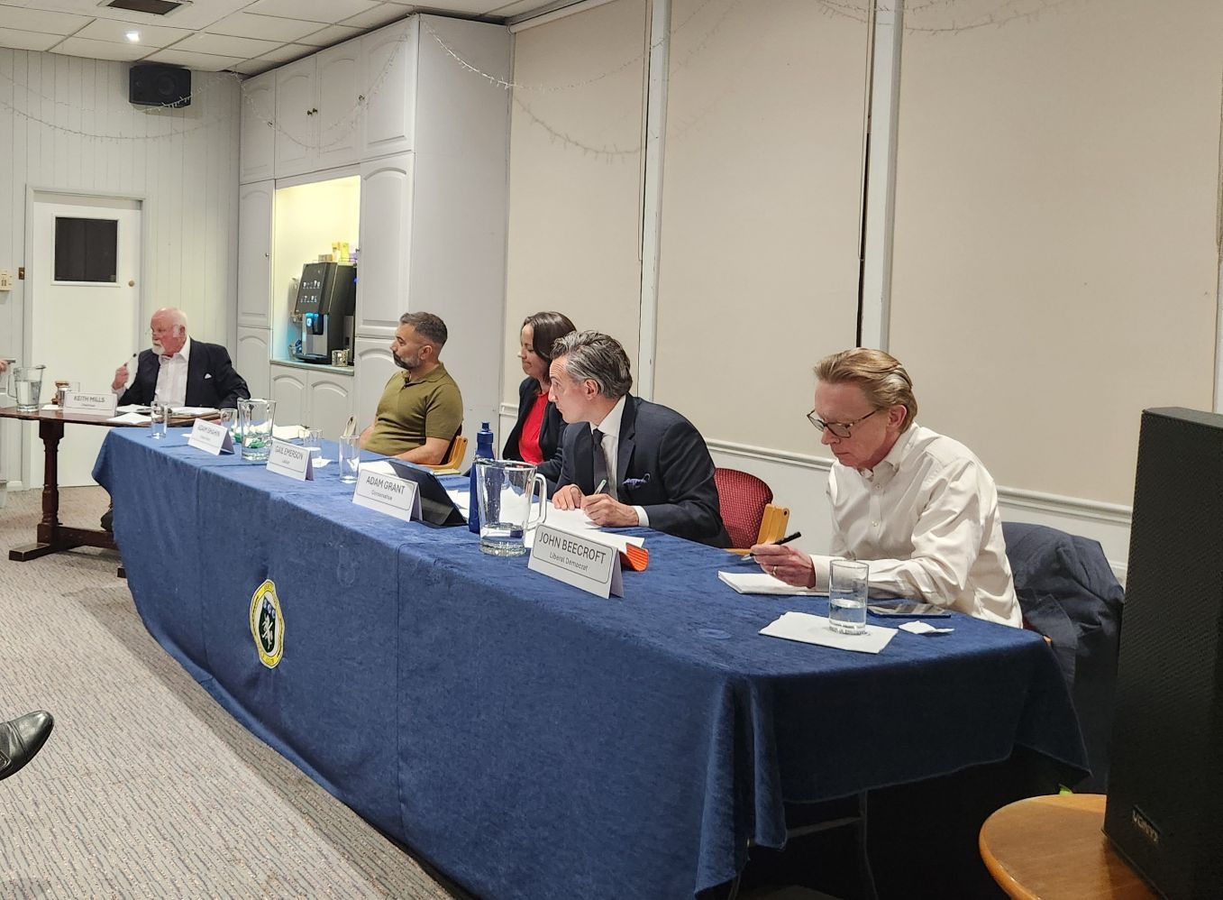 Candidates at Hustings