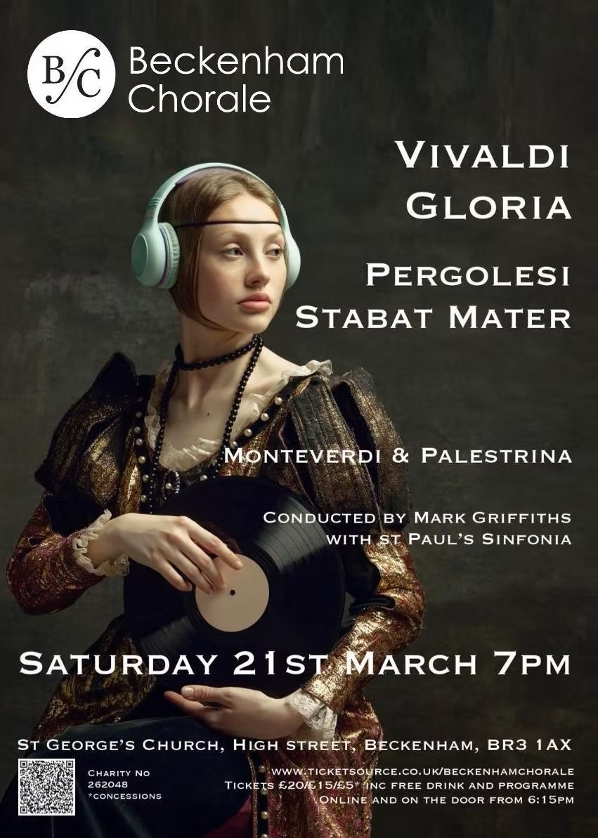 Beckenham Chorale Concert 21 March 2026